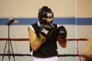 foto di boxe - guardia